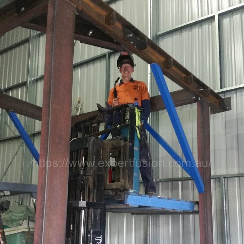 Mobile Welder Gold Coast. Mobile Welding. Structural Steel Fabrication. Structural Steel Welding. Onsite Welder. Height welder.