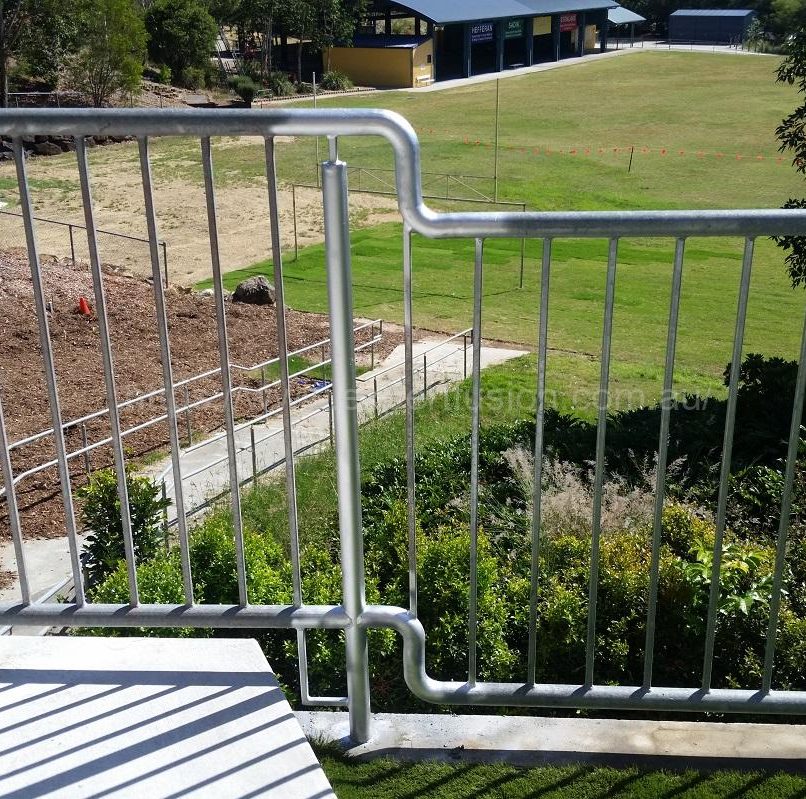 Mild Steel Balustrade fabrication. Welding of Mild Steel Balustrade. Steel Welding. Steel Fabricator Brisbane. School welding contractor.